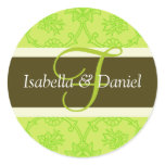F Monograms For Wedding Invitation Seals