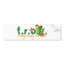F.R.O.G. Bumper Sticker