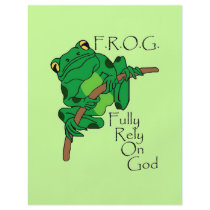 F.R.O.G. Fully Rely On God #1 Custom Flyer