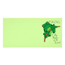 F.R.O.G. Fully Rely On God #1 Photo Cards
