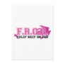 F.R.O.G. - Fully rely on God (pink) Postcards