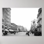 F Street, Washington, DC, 1906 Poster