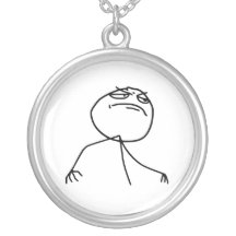 F Yea Rage Face Meme Pendants