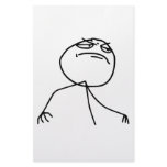 F Yea Rage Face Meme stationery