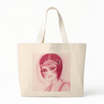 Fab Flapper Girl in Red bags
