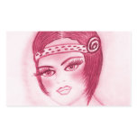 Fab Flapper Girl in Red Sticker