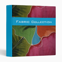 Fabric Collection Folder Vinyl Binder
