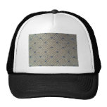 Fabric grid texture trucker hat