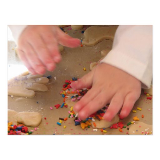 Fabrication des biscuits de sucre carte postale