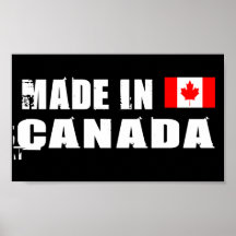 Fabriqué au Canada Affiches