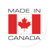 Fabriqué au Canada autocollants