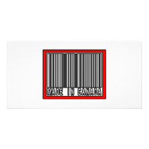 Fabriqué au Canada Carte Avec Photo