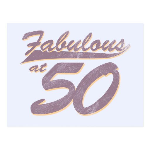Fabuleux à l'anniversaire 50 cartes postales