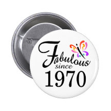 FABULOUS 1970 BUTTON