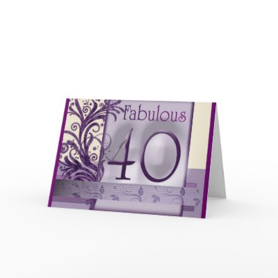 Fabulous 40 birthday card by aslentz