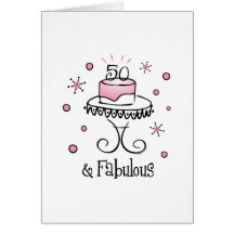 Fabulous 50 Card