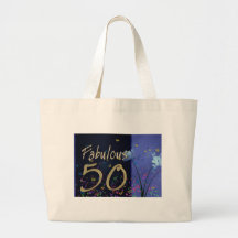 Fabulous 50th Birthday! Canvas Bag