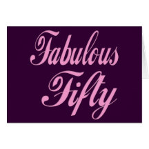 Fabulous 50th Birthday Party Invitations Cards