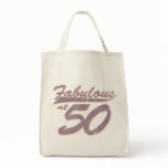 Fabulous at 50 Birthday Tote Bag