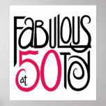 Fabulous at 50 Poster