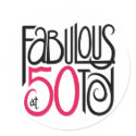 Fabulous at 50 stickers