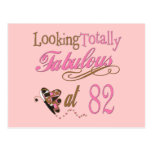 Fabulous at 82 post card