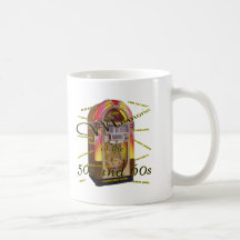 Fabulous fifties juke box mugs