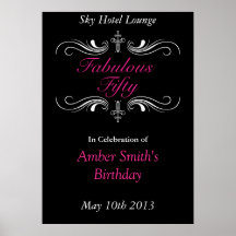 Fabulous Fifty Poster