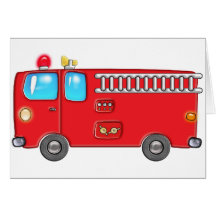 Fabulous Fire Truck Greeting Card