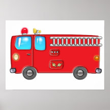 Fabulous Firetruck Print