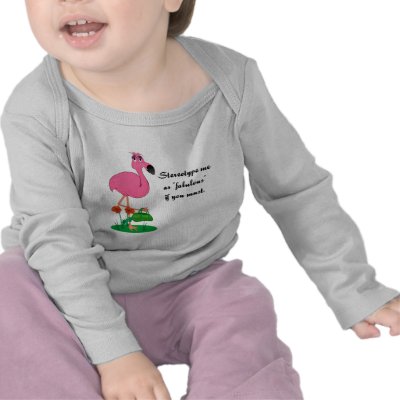 Fabulous Flamingo on a t-shirt by ChiaPetRescue