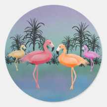 Fabulous Flamingos Stickers