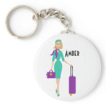 Fabulous Flight Attendant Key Chains