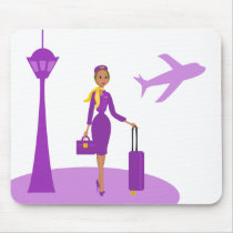 Fabulous Flight Attendant Mousepad