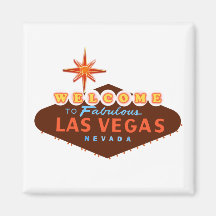 Fabulous Las Vegas Refrigerator Magnet