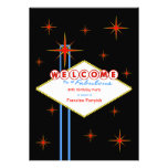 Fabulous Las Vegas Sign Birthday Party Invitation
