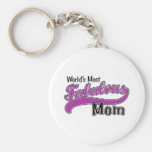 Fabulous Mom Keychain