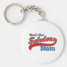 Fabulous Mom Keychains