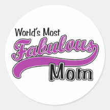 Fabulous Mom Sticker
