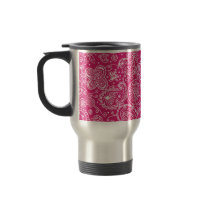 Fabulous Paisley (Fuchsia) Travel Mug