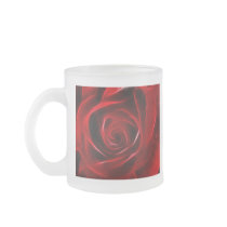 Fabulous Red Rose Mugs