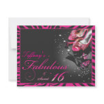Fabulous & Sweet 16! Invitations
