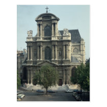 Facade of the Church of Saint-Gervais postcards