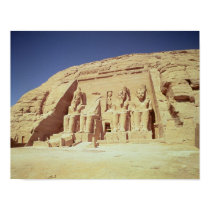 Facade of the Temple of Ramesses II posters