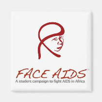FACE AIDS Magnet magnets