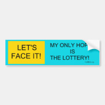 FACE IT BUMPER STICKER