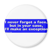 face fridge magnet