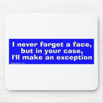 face mouse pad
