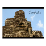 face of angkor postcards