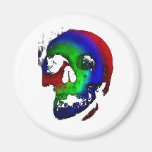 Face of Fear Refrigerator Magnet